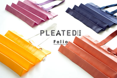 Folio รีวิว : Pleated Bag สีสุดคิ้วท์ พร้อมฟังก์ชั่นพับเก็บแบบใหม่ไม่เหมือนใคร