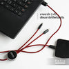 TUMBLER AND  3 IN 1 CABLE CHARGER SET
