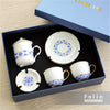 PREMIUM BLUE AND WHITE TEA CUP SET