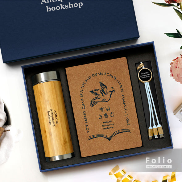 BAMBOO TUMBLER AND NOTEBOOK SET