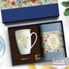 CERAMIC MUG AND SCARF RETIREMENT SET