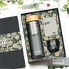 BAMBOO TUMBLER AND GLASSES SET