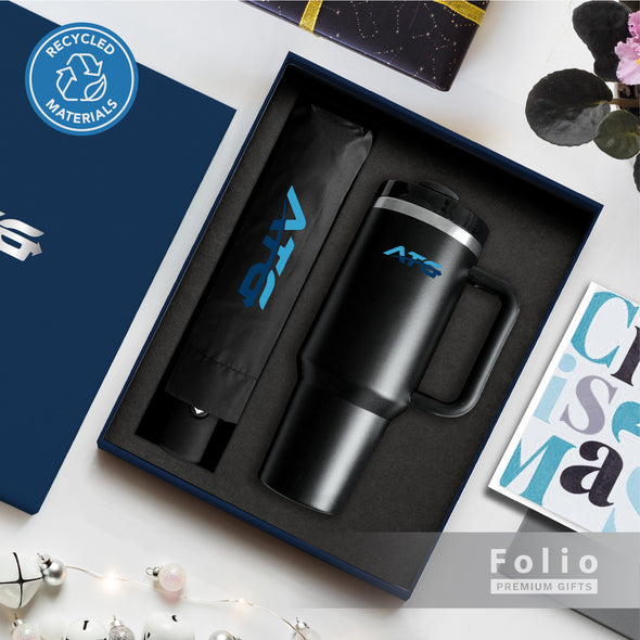 UMBRELLA AND TUMBLER SET