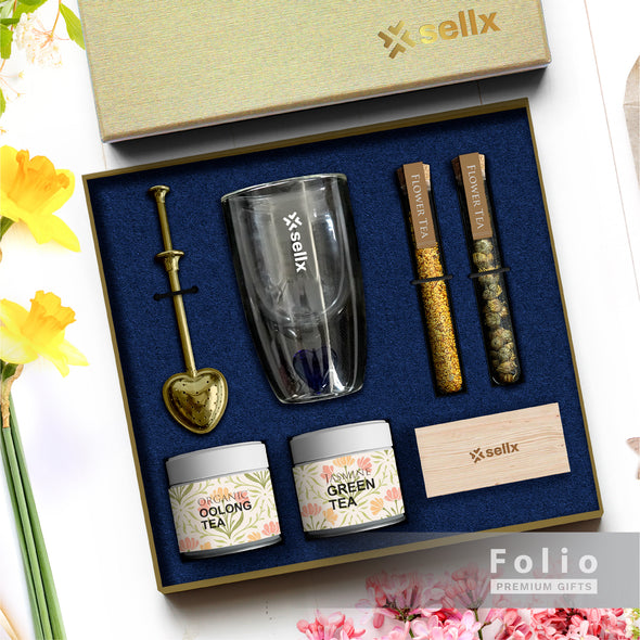 HEART GLASSES AND  FLOWER TEA SET