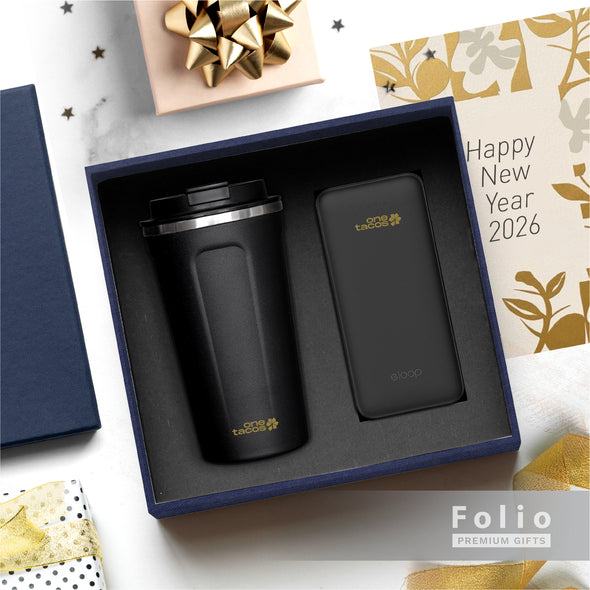 TUMBLER AND POWER BANK SET