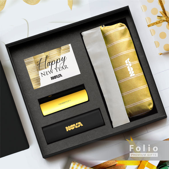 MINI UMBRELLA AND POWER BANK SET