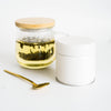 GLASS TEA MUG AND TEA SET