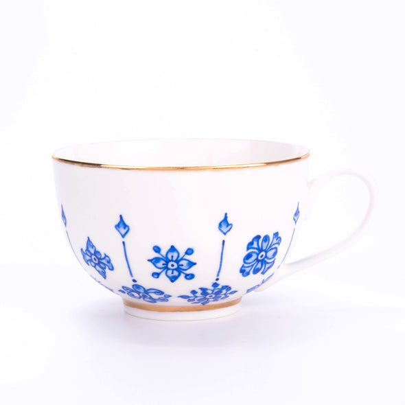 INDIGO SCARF AND CUP SET