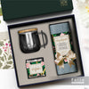 GLASS TEA MUG AND SCARF
