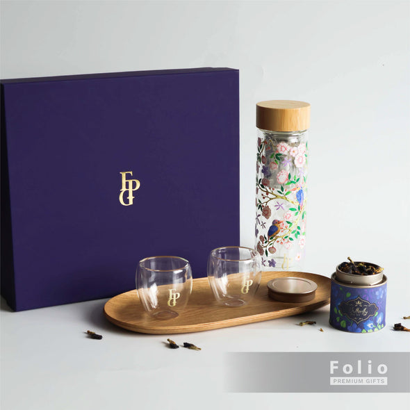 BAMBOO TUMBLER AND TEA SET