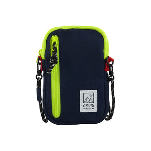 Folio Brand : Jour Compact Bag : Navy x Green Neon