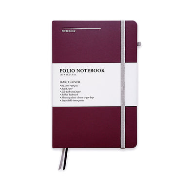 Folio Notebook A5 (Lined) : สมุดจดบันทึก 96 แผ่น แบบเส้น