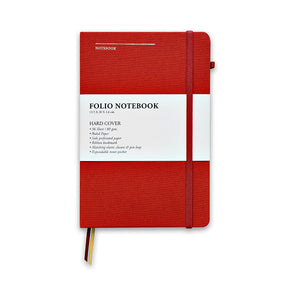 Folio Notebook A5 (Lined) : สมุดจดบันทึก 96 แผ่น แบบเส้น