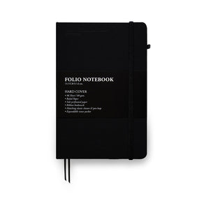 Black Edge Notebook A5 (Ruled) : สมุดจดบันทึกขอบสีดำ แบบมีเส้น