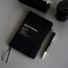 Black Edge Notebook A5 (Ruled) : สมุดจดบันทึกขอบสีดำ แบบมีเส้น