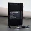 Black Edge Notebook A5 (Ruled) : สมุดจดบันทึกขอบสีดำ แบบมีเส้น