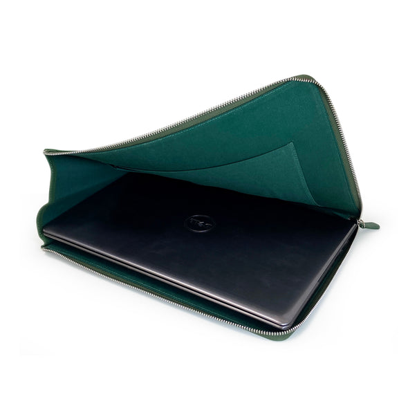 Nize Laptop Zip Holder กระเป๋าใส่แล็ปท็อป ผลิตจากหนังแท้รีไซเคิล
