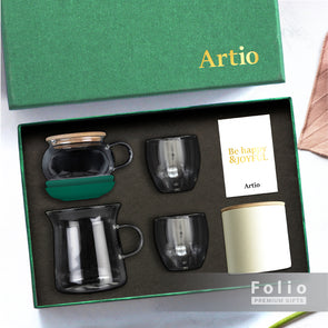 AIRO BREWING TEA AND GLASSES SET