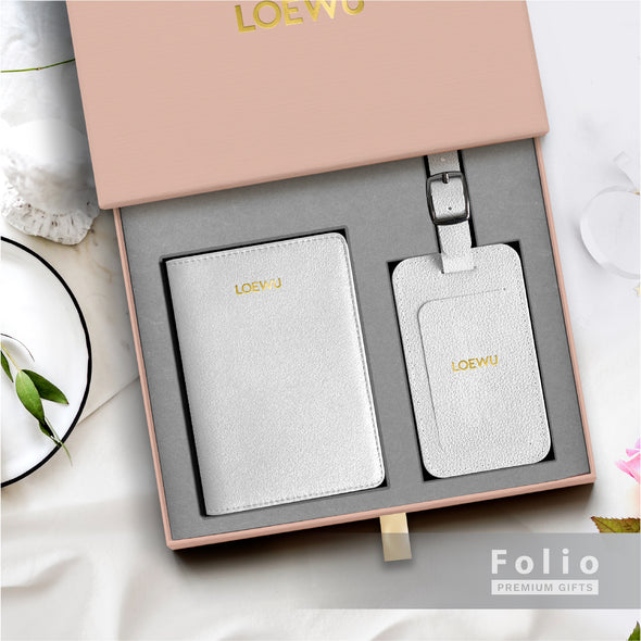Passport Cover and Luggage tag set