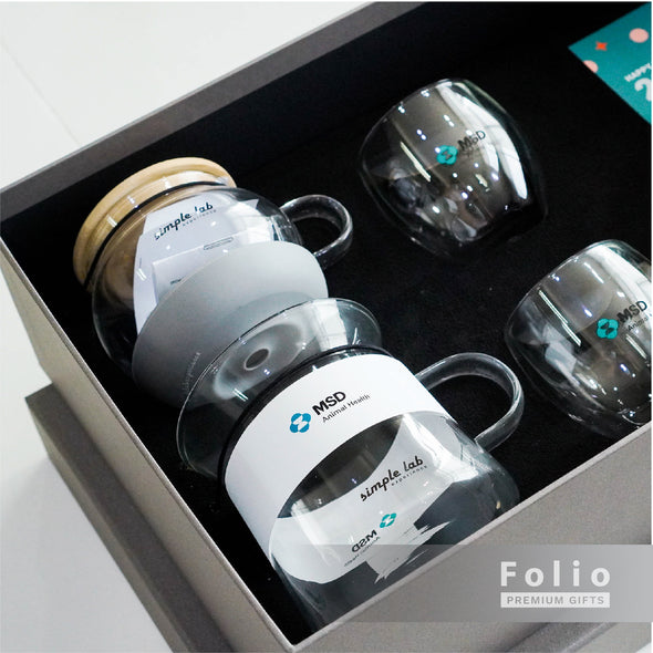 AIRO BREWING TEA AND GLASSES SET