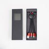 FOLIO: 3 in 1 Light Charger [Red] สายชาร์จสลักชื่อได้ สายไนล่อน หัวชาร์จรองรับ iPhone / Micro / USB-C