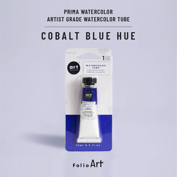 Prima : Artist grade watercolor tubes : Cobalt Blue Hue
