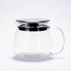 GLASS TEAPOT INFUSER AND COASTERS SET