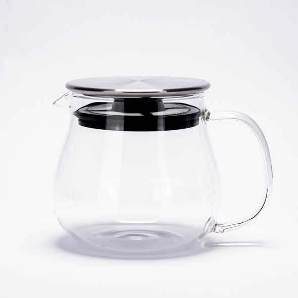GLASS TEAPOT INFUSER AND COASTERS SET
