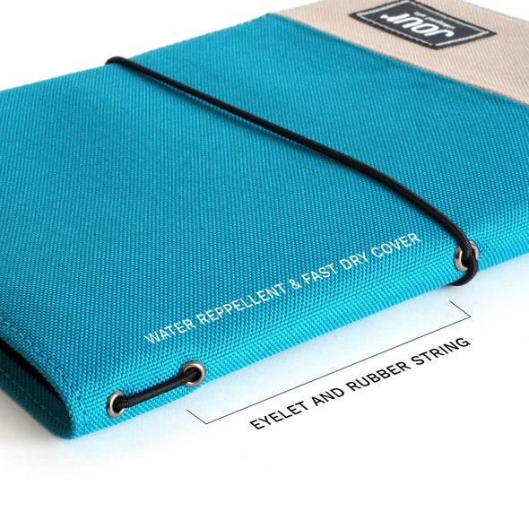 Jour Waterproof Note Size A5 : สมุดกันน้ำ Two-Tone (Lake)