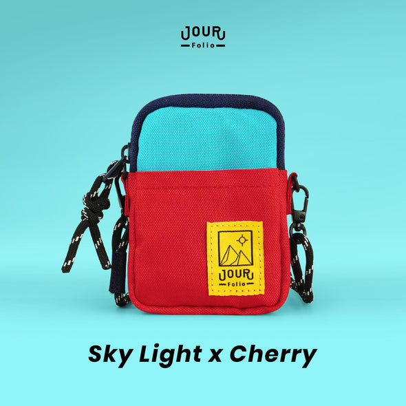 Folio Brand : Jour Mini Bag : Sky Light x Cherry