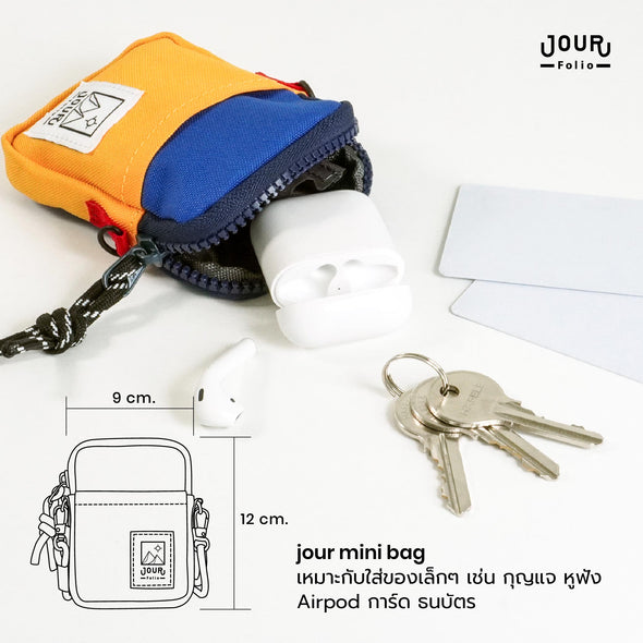 Folio Brand : Jour Mini Bag : Sky Light x Cherry