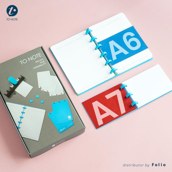 FOLIO x TO NOTE KIT ชุดประกอบสมุดโน้ต ขนาด A6 พร้อมที่เจาะกระดาษ