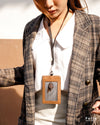 Myra ID Card Holder (Two-Tone) ที่ใส่บัตรพร้อมสายคล้องคอ