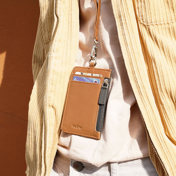 Myra ID Card Holder (Two-Tone) ที่ใส่บัตรพร้อมสายคล้องคอ