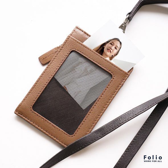 Myra ID Card Holder (Two-Tone) ที่ใส่บัตรพร้อมสายคล้องคอ