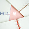 FOLIO X TO NOTE : RULED A5 PINK สมุดโน้ตแบบมีเส้น สามารถดึงกระดาษออกหรือเข้าเล่ม จัดหน้าได้อิสระ