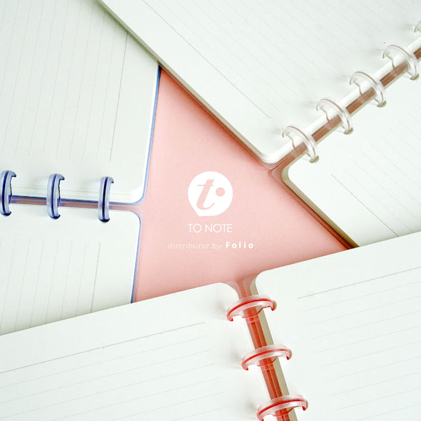 FOLIO X TO NOTE : RULED A5 WHITE สมุดโน้ตแบบมีเส้น สามารถดึงกระดาษออกหรือเข้าเล่ม จัดหน้าได้อิสระ